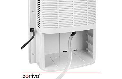 Odwadniacz powietrza Zortiva 90 W, 2 l, higrostat, timer, pilot zdalnego sterowania - biały