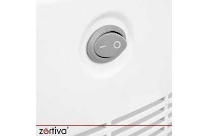 Odwadniacz powietrza Zortiva 90 W, 2 l, higrostat, timer, pilot zdalnego sterowania - biały