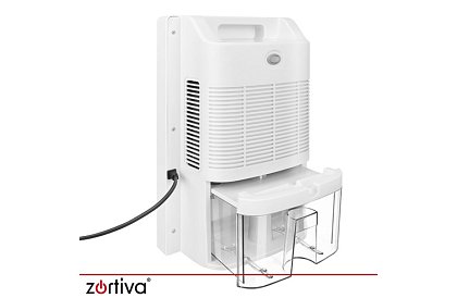 Odwadniacz powietrza Zortiva 90 W, 2 l, higrostat, timer, pilot zdalnego sterowania - biały