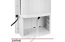 Odwadniacz powietrza Zortiva 90 W, 2 l, higrostat, timer, pilot zdalnego sterowania - biały