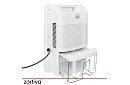 Odwadniacz powietrza Zortiva 90 W, 2 l, higrostat, timer, pilot zdalnego sterowania - biały