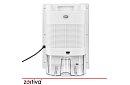 Odwadniacz powietrza Zortiva 90 W, 2 l, higrostat, timer, pilot zdalnego sterowania - biały