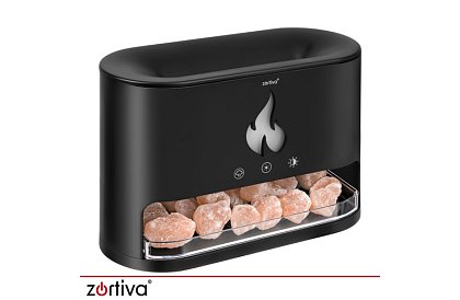 Ultradźwiękowy dyfuzor aromatyczny Zortiva 250 ml z efektem płomienia