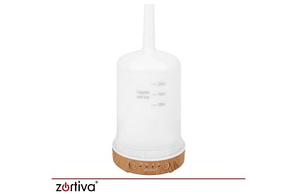 Aromatyczny dyfuzor Zortiva 200 ml, lampa RGB LED, efekt 3D, aromaterapia