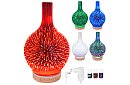 Aromatyczny dyfuzor Zortiva 200 ml, lampa RGB LED, efekt 3D, aromaterapia