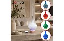 Aromatyczny dyfuzor Zortiva 200 ml, lampa RGB LED, efekt 3D, aromaterapia