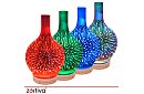 Aromatyczny dyfuzor Zortiva 200 ml, lampa RGB LED, efekt 3D, aromaterapia