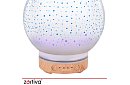 Aromatyczny dyfuzor Zortiva 200 ml, lampa RGB LED, efekt 3D, aromaterapia