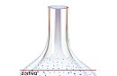 Aromatyczny dyfuzor Zortiva 200 ml, lampa RGB LED, efekt 3D, aromaterapia