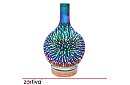 Aromatyczny dyfuzor Zortiva 200 ml, lampa RGB LED, efekt 3D, aromaterapia