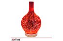 Aromatyczny dyfuzor Zortiva 200 ml, lampa RGB LED, efekt 3D, aromaterapia