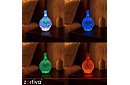 Aromatyczny dyfuzor Zortiva 200 ml, lampa RGB LED, efekt 3D, aromaterapia