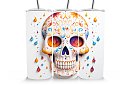 Kubek termiczny podróżny ze słomką 590 ml – Meksykańska czaszka Santa Muerte 21