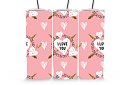 Kubek termiczny podróżny ze słomką 590 ml – I Love You 33