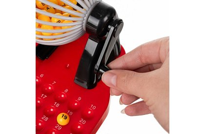 Gra bingo dla dzieci i rodzin z maszyną losującą