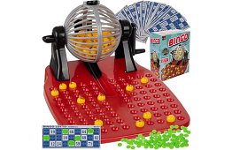 Gra bingo dla dzieci i rodzin z maszyną losującą