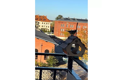 Drewniana budka dla ptaków do montażu i malowania