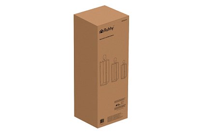Duża zestaw trzech złotych lampionów (63, 49, 38 cm) na świece i dekoracje