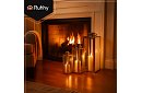 Duża zestaw trzech złotych lampionów (63, 49, 38 cm) na świece i dekoracje