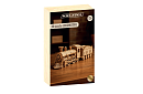 3D drewniane puzzle - Lokomotywa parowa z tendrem