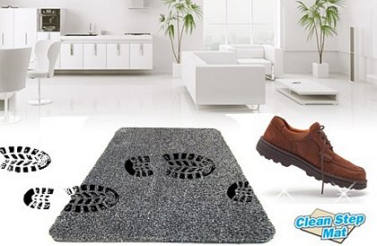 Wycieraczka Clean Step Mat – Doskonale usuwa brud i nieczystości z butów.