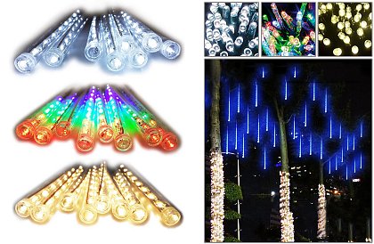 Sople świetlne LED - 4 kolory - 30 cm