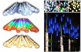 Sople świetlne LED - 3 kolory - 30 cm