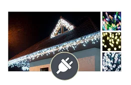 LED wisząca na choince - deszcz o wysokości 2,5 metra