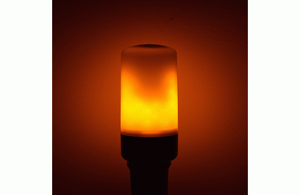 Żarówka LED z efektem płomienia