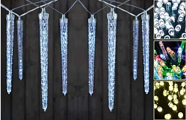 Sople świetlne LED - 3 kolory - 43 cm