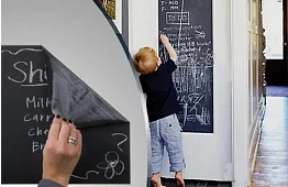 Samoprzylepna czarna deska - 45x200 cm