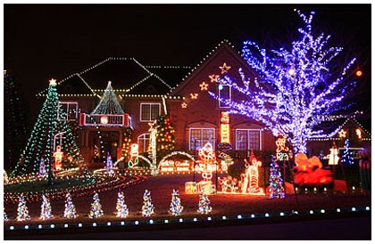 Łańcuch świąteczny zewnętrzny LED - efektowny łańcuch świetlny - 30 metrów