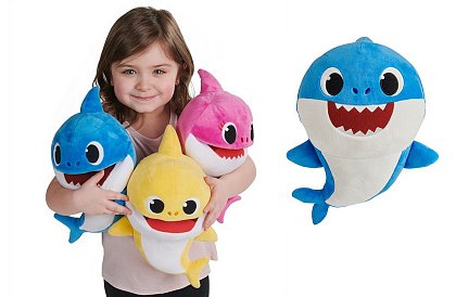 Śpiewający pluszowy rekin Baby Shark