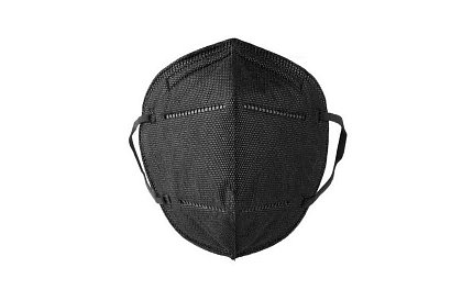 Czarny respirator FFP2 - Maska oddechowa