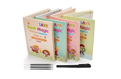 Zeszyty ćwiczeń do nauki pisania i rysowania - Sank Magic