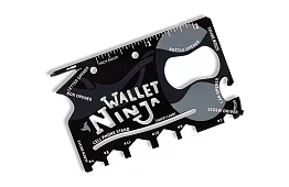 Wallet Ninja 18w1 - Wielofunkcyjna karta do każdego portfela