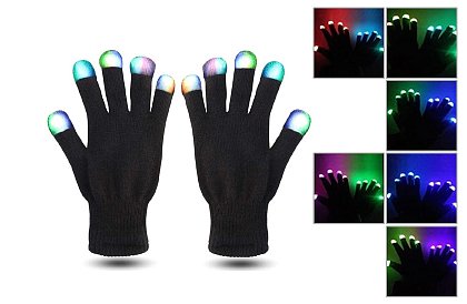 Party Gloves - Rękawiczki z końcówkami LED