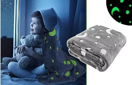 Świecący kocyk z mikrofibry - Soft Dreams - 100x150cm