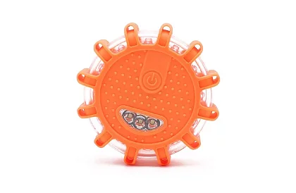 Awaryjna lampa ostrzegawcza LED z magnesem - wodoodporna i wstrząsoodporna