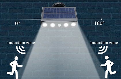 Lampa solarna LED z czujnikiem ruchu - Security Light