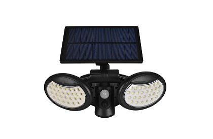 ENTAC - Oświetlenie solarne 56 LED 10W z czujnikiem ruchu