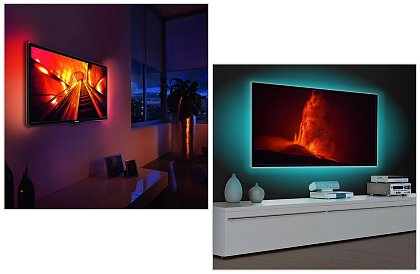 Taśma LED RGB - Oświetlenie za telewizorem - 2 metry