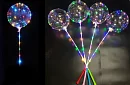 Świecący balon LED z uchwytem
