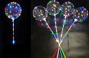 Świecący balon LED z uchwytem