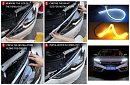 Elastyczny pasek samochodowy LED - dynamiczne kierunkowskazy + światła do jazdy dziennej