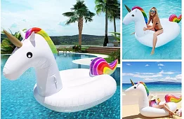 Leżak dmuchany - gigantyczny Jednorożec, 2 metry