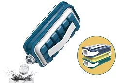 Przenośna kostkarka do lodu - z bidonem - 2 w 1