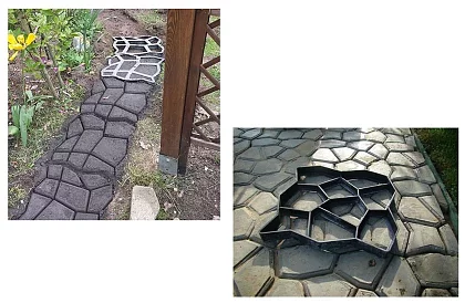 Forma do chodników betonowych - 36x36 cm