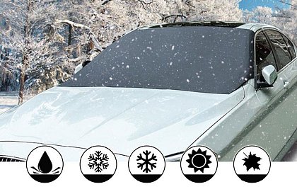 Ekran magnetyczny do samochodu - ochroni Twoje auto przed śniegiem i słońcem