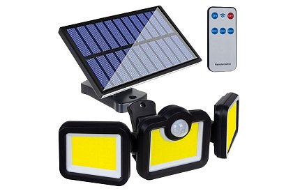 Oświetlenie solarne 171 LED COB z czujnikiem ruchu